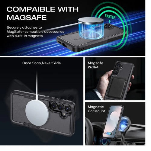 USP Rugged Samsung Galaxy S26+ 5G (6.7") Armor Light Case With Magsafe - Built-in magnets, Drop Protection, Raised Edges, 5 Years Warranty - Image 2