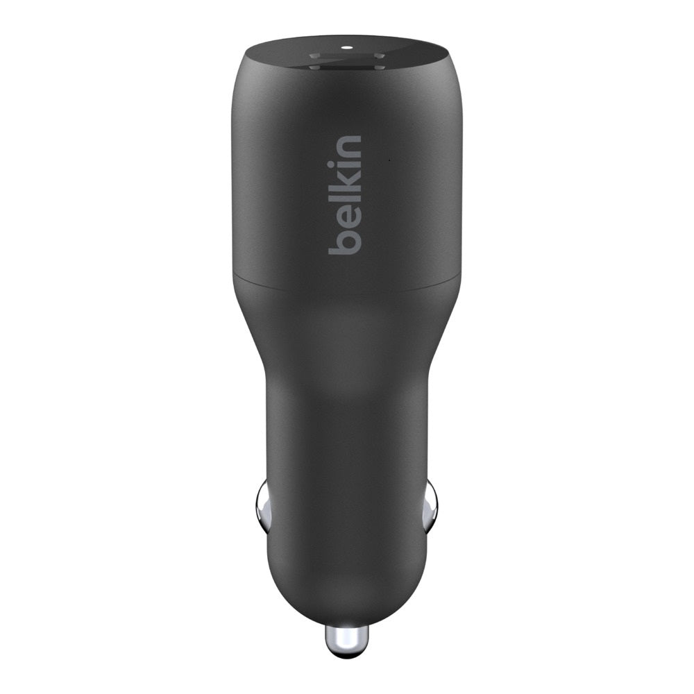 Belkin BoostCharge 36W Dual USB-C Car Charger - Black (CCB002btBK), 2xUSB-C (18W), Safe & Optimized, Apple iPhone, CEW $2,500, 2 Years Warranty - Image 3