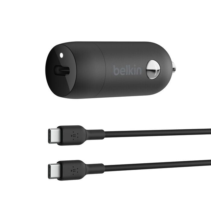 Belkin BoostCharge 30W USB-C Car Charger + USB-C to USB-C Cable - Black(CCA004bt1MBK-B6) , USB-IF Certified, Apple iPhone, CEW $2,500,2 Years Warranty - Image 5