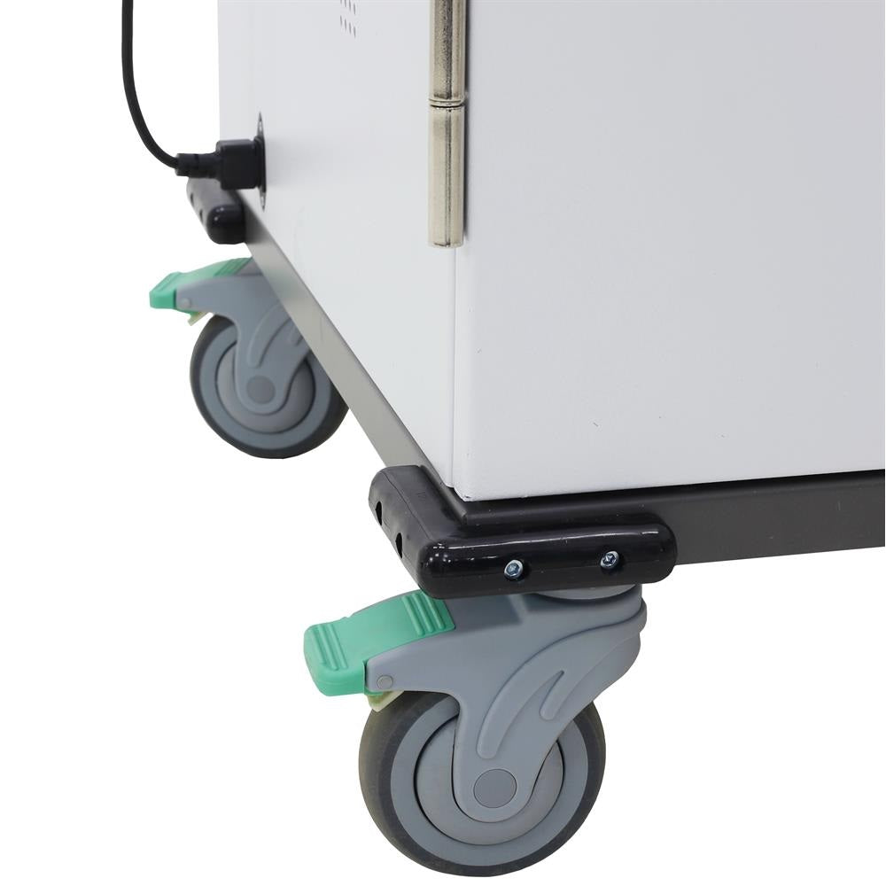 YES30 Basic Charging Cart for Mini-Laptops & Chromebook -  White/Grey (CCEGYES30LTPCHR4), 1 Year Warranty - Image 3