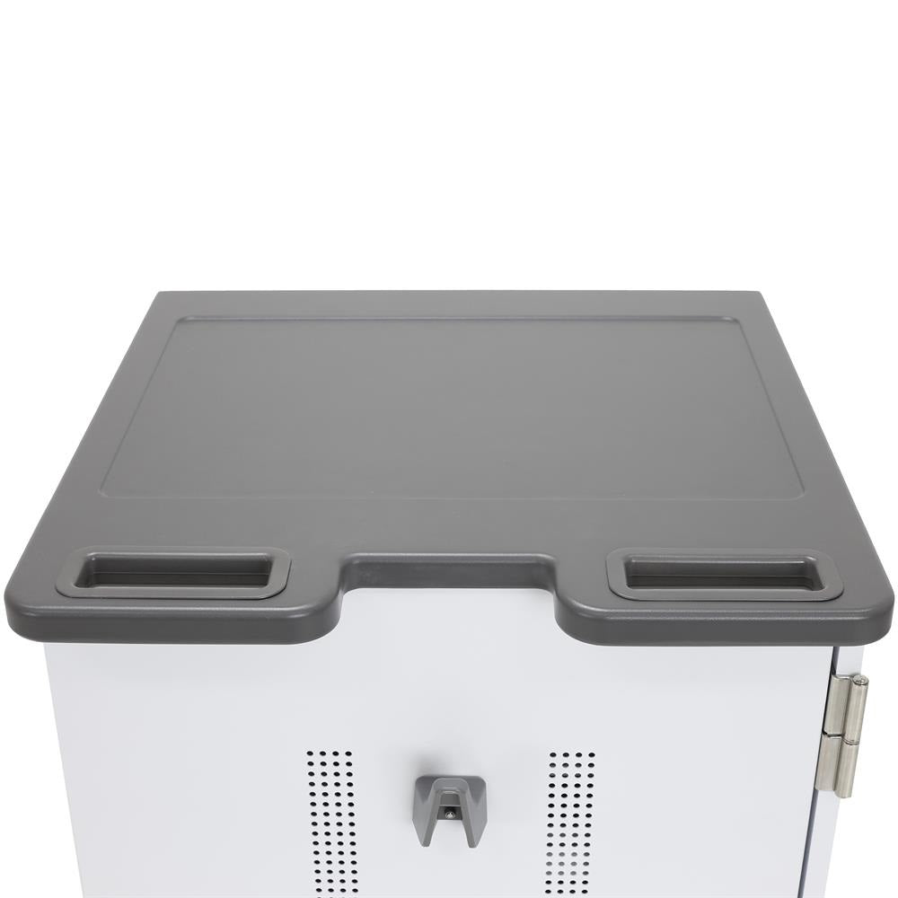 YES30 Basic Charging Cart for Mini-Laptops & Chromebook -  White/Grey (CCEGYES30LTPCHR4), 1 Year Warranty - Image 4