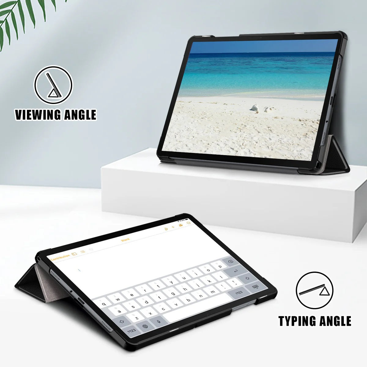 USP Samsung Galaxy Tab S11 (11") Folio Case Black - Slim, PU Leather, Auto Sleep/Wake Function, Drop Protection, 5 Years Warranty - Image 3