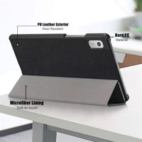 USP Lenovo Idea Tab Pro (12.7") Folio Case Black - Anti-Scratch Microfiber Interior, PU Leather, Wear Resistant, Soft Touch, 5 Years Warranty - Image 2