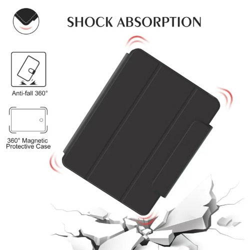 USP Apple iPad  (A16") (10th/11th) Magnetic Detachable Case Cover -  360° Rotating Multi-Angle ,Slim, Auto Sleep/Wake Function,5 Years Warranty - Image 3