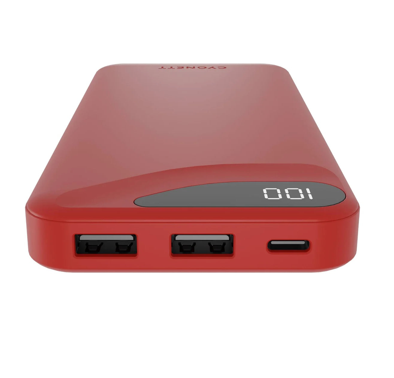 Cygnett ChargeUp Boost 3rd Gen 10K mAh Power Bank -Red(CY4343PBCHE),1x USB-C(15W),2x USB-A(12W),15cm USB-C Cable, Charge 3 Devices, 2 Years Warran - Image 4