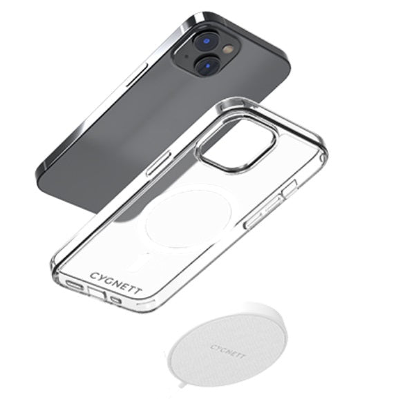 Cygnett AeroMag Apple iPhone 16e/ iPhone 14 / iPhone 13 Clear Protective Case - (CY4173CPAEG),Slim,Hard-Shell Back,MagSafe Compatible,2 Years Warranty - Image 3