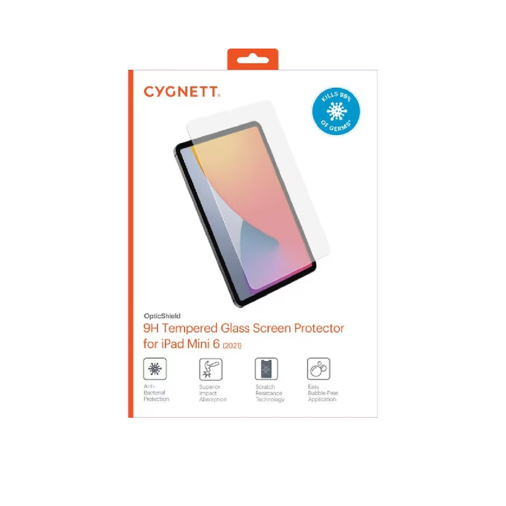 Cygnett OpticShield Apple iPad Mini A17 Pro (7th Gen) / iPad Mini (8.3") (6th) Tempered Glass Screen Protector - (CY3628CPTGL), 2 Years Warranty - Image 4
