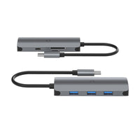 Cygnett Unite SlimMate 6-in-1 USB-C Multiport Hub Adapter Dock-(CY3316HUBC3)3xUSB-A 3.0 1xUSB-C 100W PD 1xSD 1xMicroSD High-Speed Data,2Years Warranty - Image 4