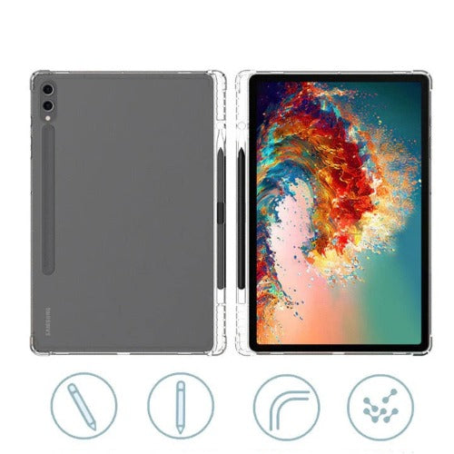 USP Samsung Galaxy Tab A9+ (11") Clear Case - Slim Design, ShockProof, Camera Protection, Perfect-Fit, Tough & Durable,5 Years Warranty - Image 4
