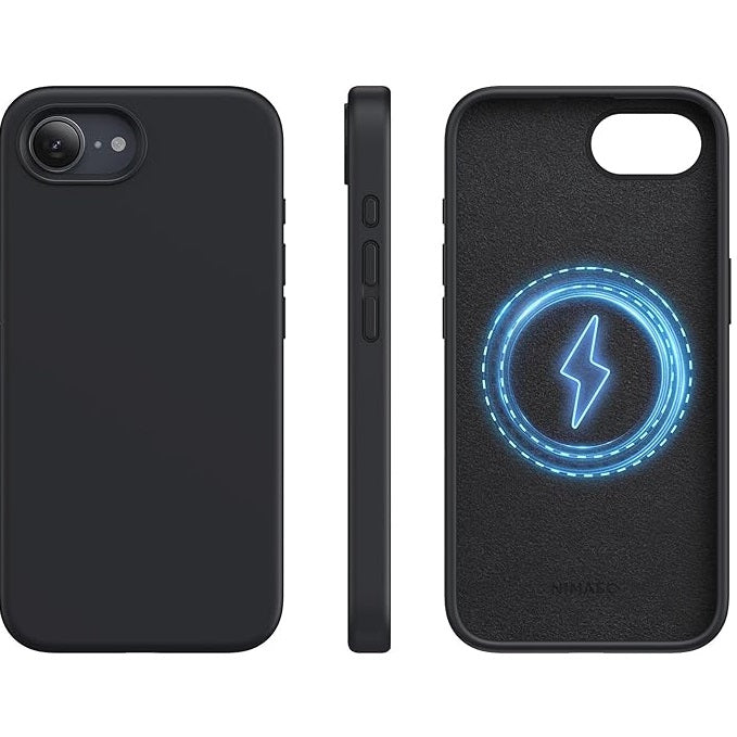 USP Apple iPhone 17  (6.3) Silicon Case with Magsafe - Two Tough Layers, Port Covers, No Slip Grippy Edges, Anti-fall, 5 Years Warranty - Image 5