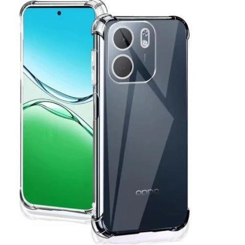 USP Oppo A6x 4G / 5G (6.7") Acrylic & TPU Hard Case Clear (With Soft Round Airbags) - Ultra-Thin & Lightweight, Scratch-resistant,5 Years Warranty - Image 5
