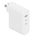 Cygnett PowerMaxx 100W Multiport GaN Wall Charger - White(CY4373PDWCH), 1x USB-A (18W),2x USB-C PD(100W),Chargex 3 Devices, 2 Years Warranty - Image 1