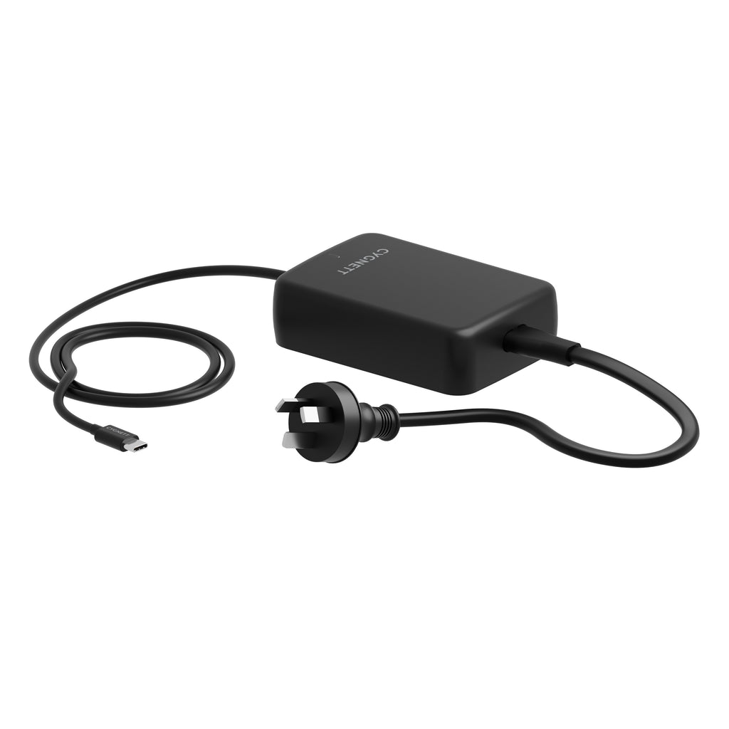 LS Cygnett PowerMaxx 140W USB-C GaN Laptop Charger - Black (CY4531PDWCH) Integrated 1M USB-C Cable,Fast Charging,Travel-Ready,2 Years Warranty - Image 3