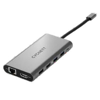 Cygnett Unite 12-in-1 USB-C Multiport Hub Adapter Dock(CY4549HUB12)4xUSB-A 2xUSB-C(100W PD/3.0)3xHDMI(60Hz/30Hz) 1xMicro SD,2Years Warranty - Image 2
