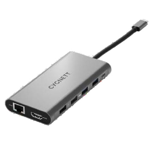 Cygnett Unite 12-in-1 USB-C Multiport Hub Adapter Dock(CY4549HUB12)4xUSB-A 2xUSB-C(100W PD/3.0)3xHDMI(60Hz/30Hz) 1xMicro SD,2Years Warranty - Image 2