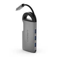 Cygnett Unite 7-in-1 USB-C Multiport Hub Adapter Dock (CY4550HUBC7)3xUSB-A (3.0, 5Gbps) 1xUSB-C(100W)1x4K HDMI (30Hz) 1xSD 1xMicro SD,2 Years Warranty - Image 2