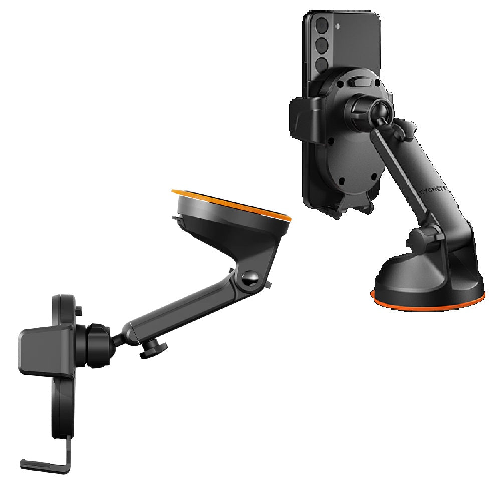 Cygnett EasyMount Universal Car Window or Dash Extendable Mount - Black (CY4624WLCCH),Extendable Arm (up to 250mm), 2 Years Warranty - Image 4
