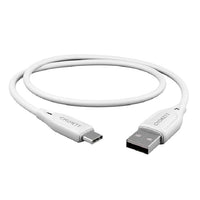 Cygnett Essentials USB-C to USB-A (2.0) Cable (1M) - White (CY4688PCUSA), 3A/60W, 480Mbps, Turbo Charge, Best for Laptop, 2 Years Warranty - Image 2