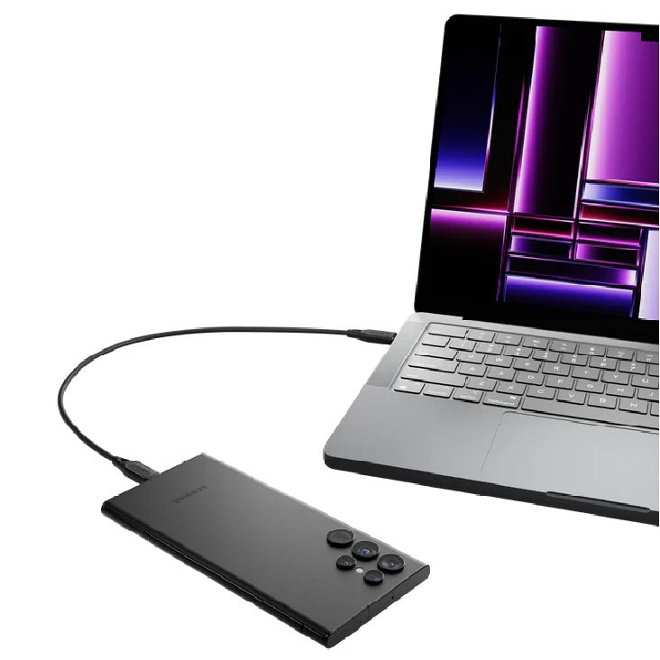 Cygnett Essentials USB-C to USB-C (2.0) Cable (2M) - Black (CY4693PCTYC), 3A/60W, 480Mbps, Turbo Charge, Best for Laptop, 2 Years Warranty - Image 3