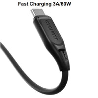 Cygnett Essentials USB-C to USB-C (2.0) Cable (2M) - Black (CY4693PCTYC), 3A/60W, 480Mbps, Turbo Charge, Best for Laptop, 2 Years Warranty - Image 4