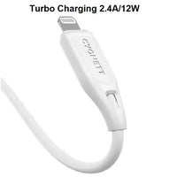 Cygnett Essentials Lightning to USB-A (2.0) Cable (1M) - White (CY4700PCCAL), 2.4A/12W, 480Mbps, Turbo Charge, Apple iPhone, 2 Years Warranty - Image 4