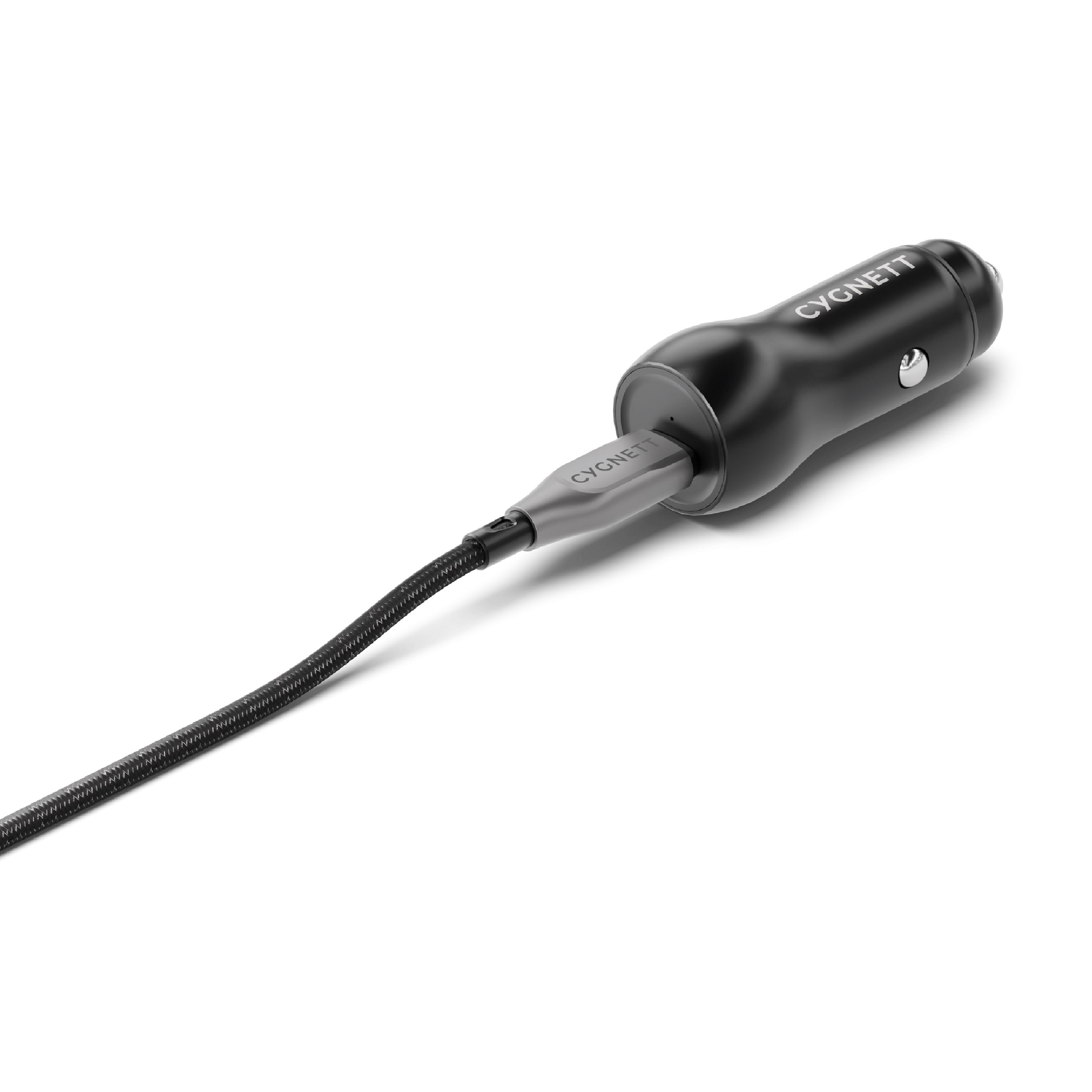 Cygnett CarPower 45W USB-C Car Charger - Black (CY4707CYCCH), Aluminium Alloy Finish, LED Charge Indicator, 2 Years Warranty - Image 2