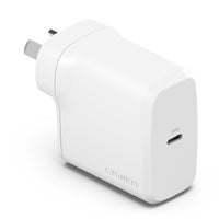 Cygnett PowerPlus 45W USB-C PD GaN Fast Wall Charger -White(CY4738PDWCH),Portable,Best for iPhone,Samsung's PPS & USB-C Devices, 2 Years Warranty - Image 1