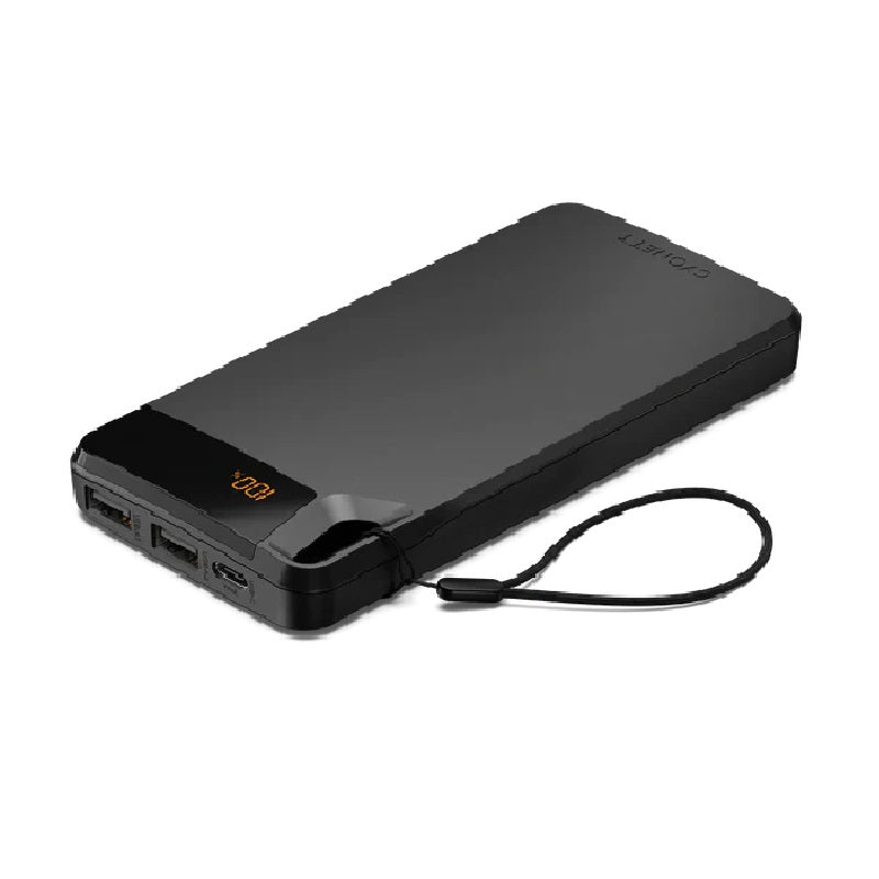 Cygnett ChargeUp Boost 4th Gen 10K mAh Power Bank-Black(CY4747PBCHE)Triple Port(Dual USB-A 15W+1xUSB-C 15W),15cm USB-C Cable,15W Max,2 Years Warranty - Image 3