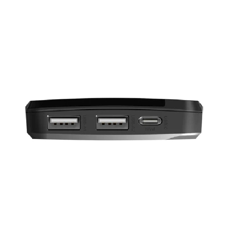 Cygnett ChargeUp Boost 4th Gen 10K mAh Power Bank-Black(CY4747PBCHE)Triple Port(Dual USB-A 15W+1xUSB-C 15W),15cm USB-C Cable,15W Max,2 Years Warranty - Image 4