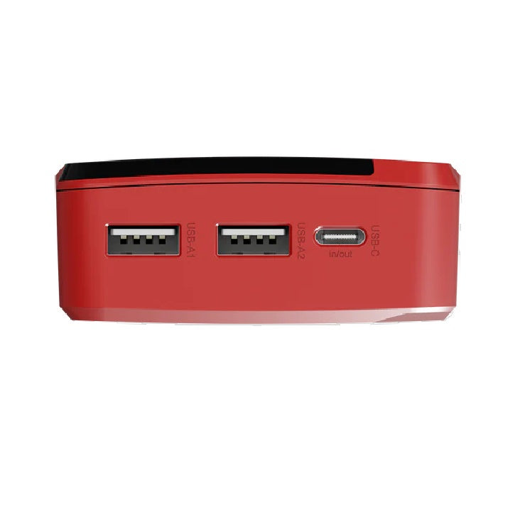 Cygnett ChargeUp Boost 4th Gen 20K mAh Power Bank -Red(CY4753PBCHE)Triple Port(Dual USB-A 15W + 1xUSB-C 15W),15cm USB-C Cable,15W Max,2 Years Warranty - Image 4