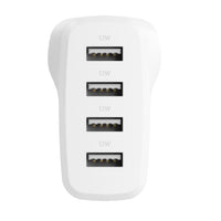 Cygnett PowerPlus 24W Multi Port USB-A Wall Charger - White(CY4768PDWCH) 4xUSB-A (12W),Compact,Lightweight,24W Max,2 Years Warranty - Image 2