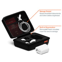 Cygnett Voyager 67W Multi-Port GaN Travel Wall Charger - White (CY4771PDWCH), 2x USB-C (67W), 1x USB-A (20W),1M USB-C to USB-C , 2 Years Warranty - Image 2