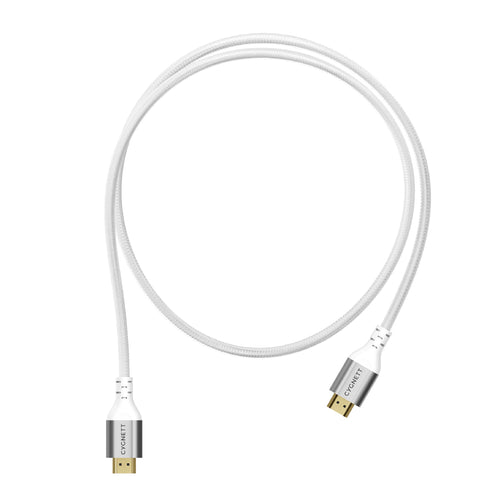 Cygnett Unite 8K HDMI to HDMI Cable (1.5M) - White(CY4864CYHDC), Braided, Supports 8k (60Hz) & 4k (120Hz), 48Gbps Bandwidth,2 Years Warranty - Image 2