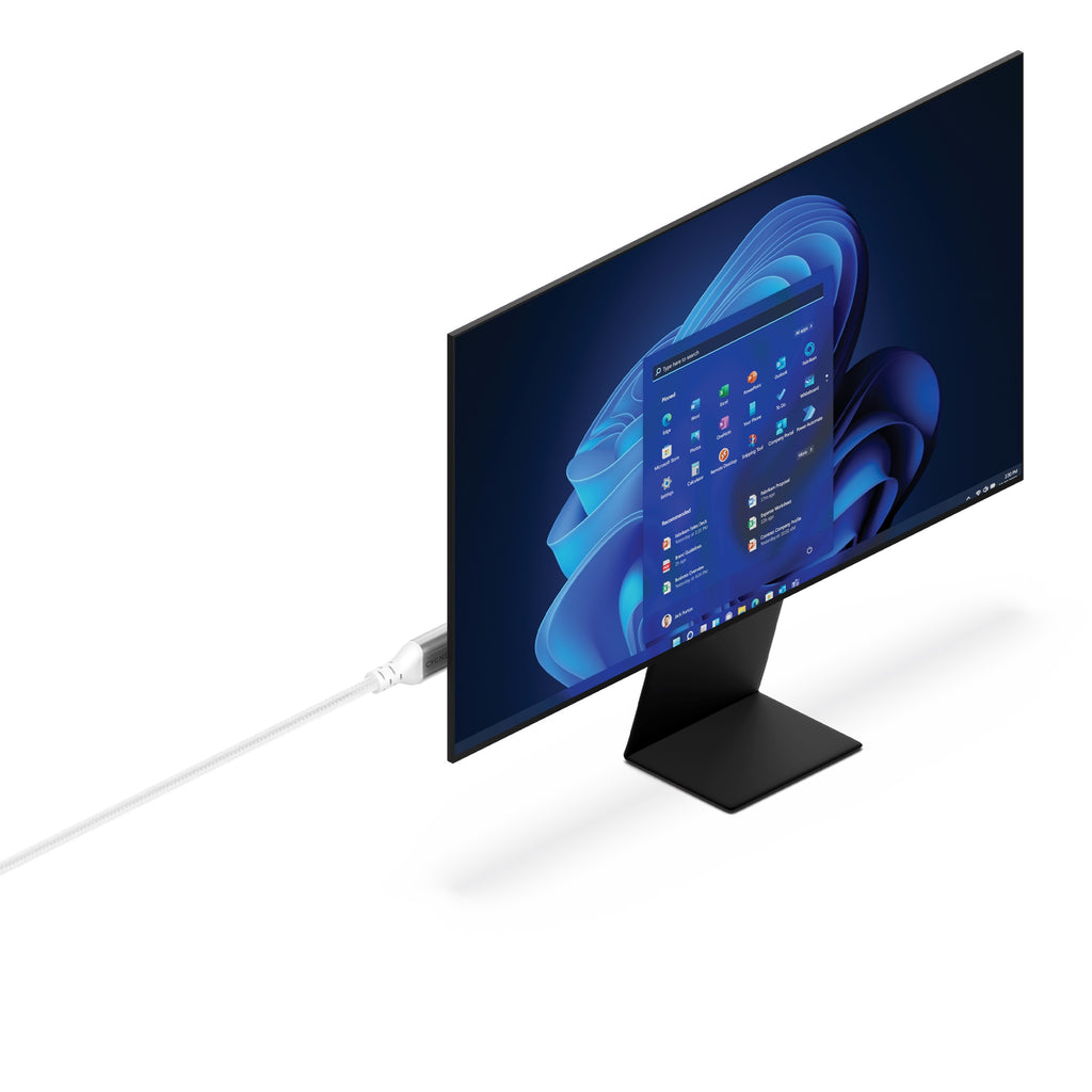 Cygnett Unite 8K HDMI to HDMI Cable (1.5M) - White(CY4864CYHDC), Braided, Supports 8k (60Hz) & 4k (120Hz), 48Gbps Bandwidth,2 Years Warranty - Image 3