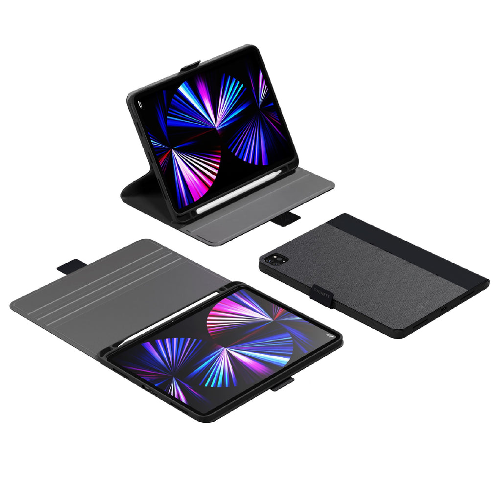 Cygnett TekView Apple iPad Pro (11") (M5/M4) (6th/5th Gen) Case - Black (CY4972TEKVI), 4ft Drop Protection, Pencil Storage, 2 Years Warranty - Image 3