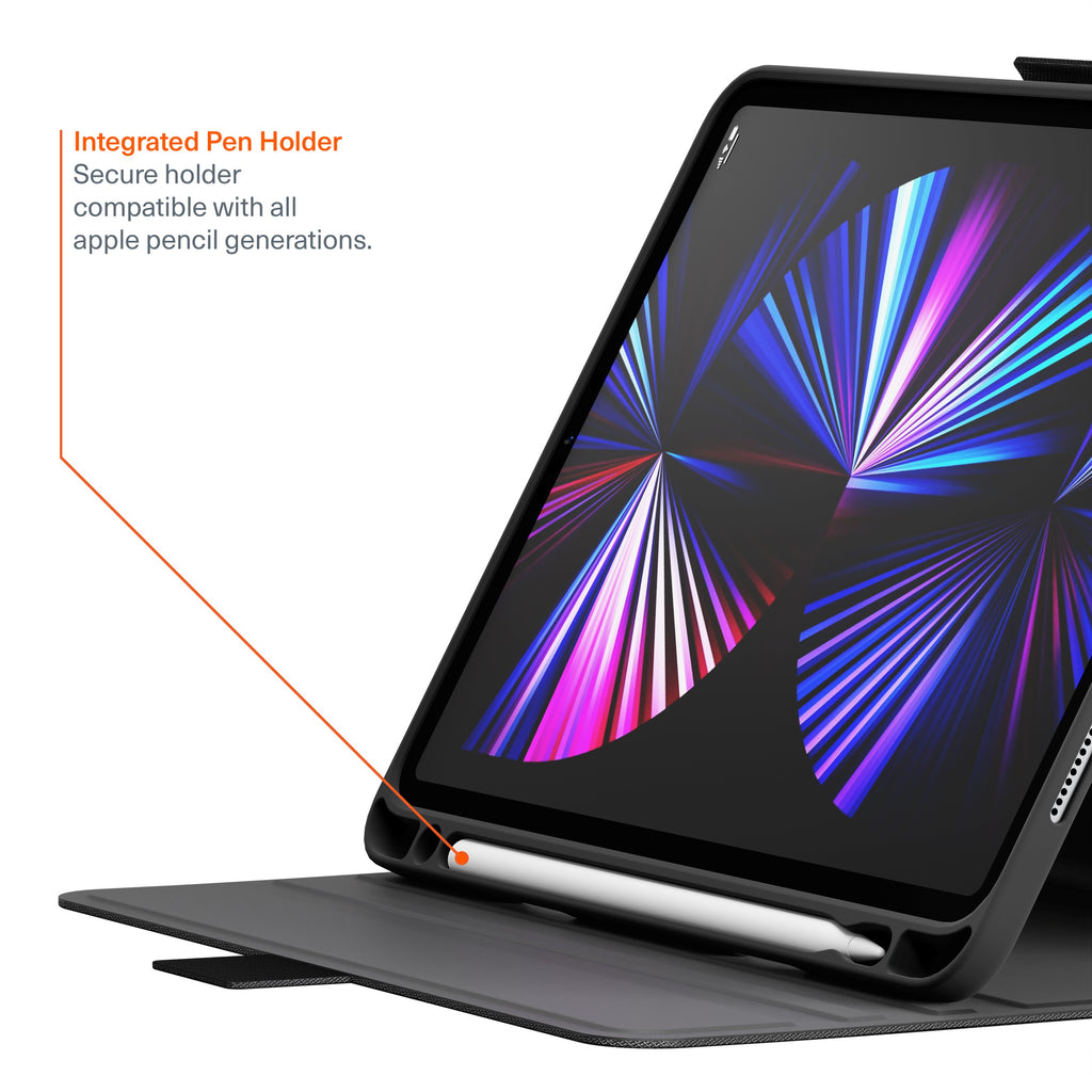 Cygnett TekView Apple iPad Pro (11") (M5/M4) (6th/5th Gen) Case - Black (CY4972TEKVI), 4ft Drop Protection, Pencil Storage, 2 Years Warranty - Image 4