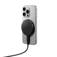 Cygnett ChargePuck Qi2 15W Fast Wireless Charger -Black(CY5061CCRGP), Compact & Lightweight,1.2M USB-C Cable,Perfect for Travel,2 Years Warranty - Image 3