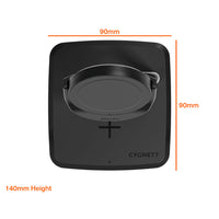Cygnett ChargeBase Qi2 2-in-1 Magnetic 15W Wireless Charger - Black (CY5067BUNCP),1.2M USB-C Cable,25W Wall Charger,80° Swivel Head,2 Years Warranty - Image 4