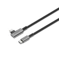 Cygnett Unite Right-Angle USB-C to USB-C (3.1) Cable (1M) - Black (CY5104PCTYC), 240W, Double Braided, 10Gbps Transfer, Fast Charge, 2 Years Warranty - Image 1