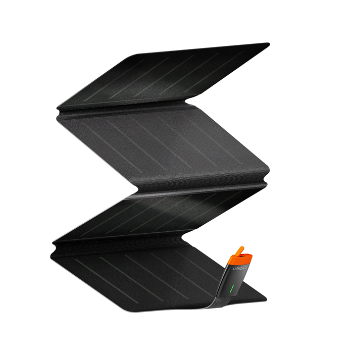 Cygnett Roam 36W Folding Solar Panel Charger - Grey (CY5134PBCHE),PD Passthrough 36W ,Monocrystalline Solar Cells,Super Slim,Foldable,2 Years Warranty - Image 1