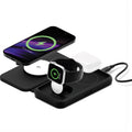 Cygnett MagTravel Qi2.0 2-in-1 Wireless Charger - Black (CY5138WIRDE), 1.2M USB-C Cable,15W, Compact and lightweight, 2 Years Warranty - Image 1