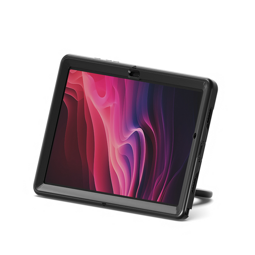 Cygnett GripStand Samsung Galaxy Tab A9+ (11") Case - Black(CY5200CPGRP), Built-in Screen Protector, 360° Rotating Stand, 2 Years Warranty - Image 1