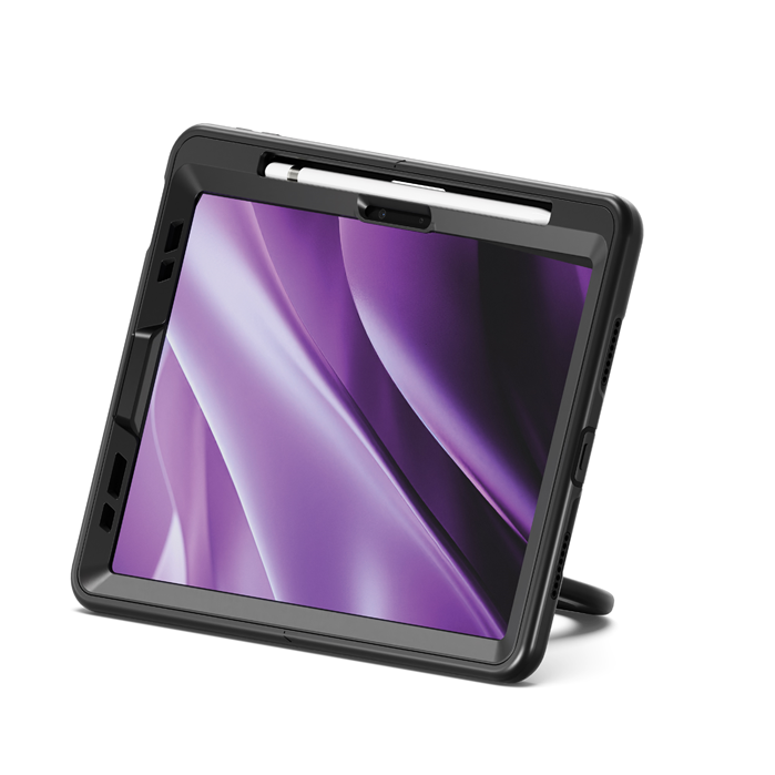 Cygnett GripStand Apple iPad Air (11") (M2/M3)/iPad Air(10.9")(5th-4th Gen)/iPad Pro(11")(4th/3rd/2nd/1st Gen)Case-Black(CY5202CPGRP),2 Years Warranty
