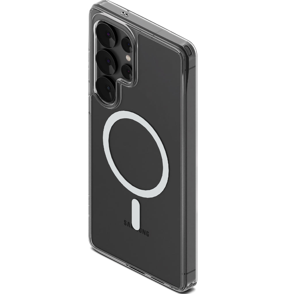 Cygnett AeroMag Samsung Galaxy S25 Ultra 5G (6.9") Clear Magnetic Case- (CY5288CPAEG),Anti-Yellowing,UV Resistance,Shock Absorbent,2 Years Warrant - Image 1