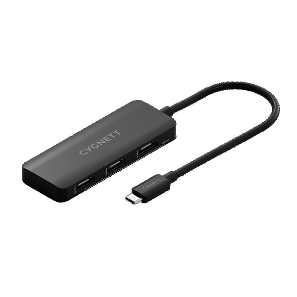 Cygnett Unite 3-in-1 USB-C to Triple HDMI Hub - Black(CY5392CYHUB),2x4k(60HZ),3x4k(30Hz),Supports MST Mode,ABS Outershell, 15cm cable,2 Year Warranty