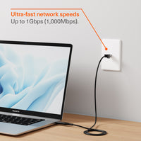 Cygnett Unite USB-C to RJ45 Gigabit Ethernet Cable 1m - Black (CY5505PCCCE), 1Gbps, USB 3.2 Gen 1, USB 2.0, Universal Compatibility, 2 Years Warranty - Image 4