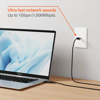 Cygnett Unite USB-C To RJ45 Ethernet Cable Gigabit (5M) - Black(CY5506PCCCE), 1Gbps, USB 3.2, Universal Compatibility, 2 Years Warranty - Image 4