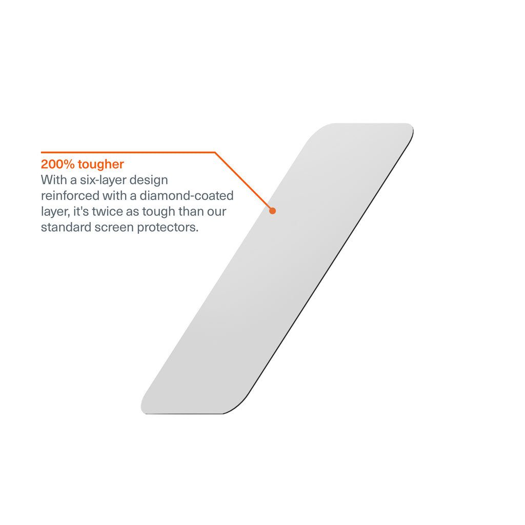 Cygnett CeramicShield Apple iPhone 17 Pro (6.3") Tempered Glass Screen Protector - (CY5535CPTGL), DropProof, Touch Sensitivity, 2 Years Warranty - Image 2