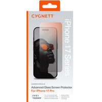 Cygnett CeramicShield Apple iPhone 17 Pro (6.3") Tempered Glass Screen Protector - (CY5535CPTGL), DropProof, Touch Sensitivity, 2 Years Warranty - Image 4