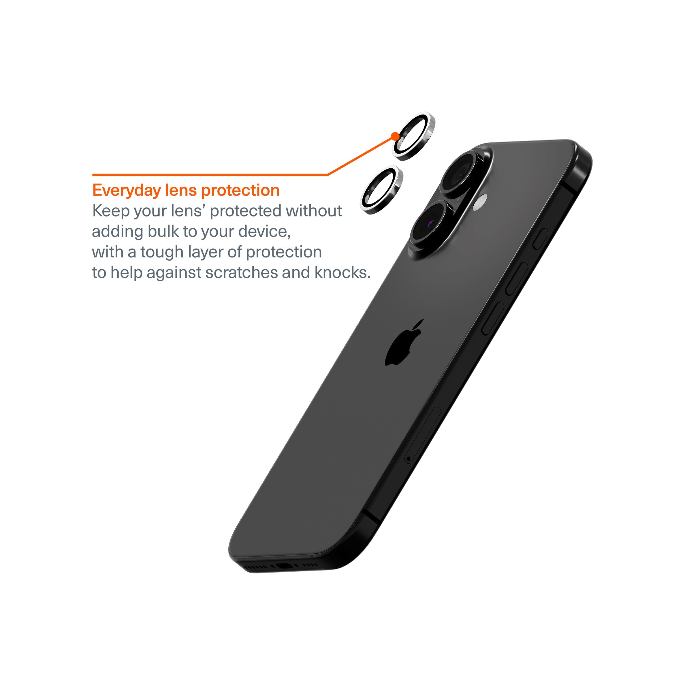 Cygnett Apple iPhone 17/ iPhone 16/ iPhone 16 Plus Camera Lens Protector - (CY5543CYCLP), DropProof, Scratch Resistant, 2 Years Warranty - Image 4